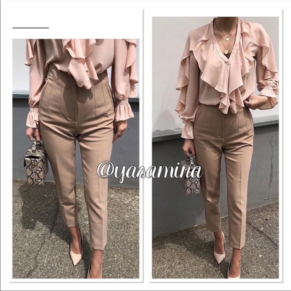 Zara high waisted pants bloggers fav - Picture 7 of 17